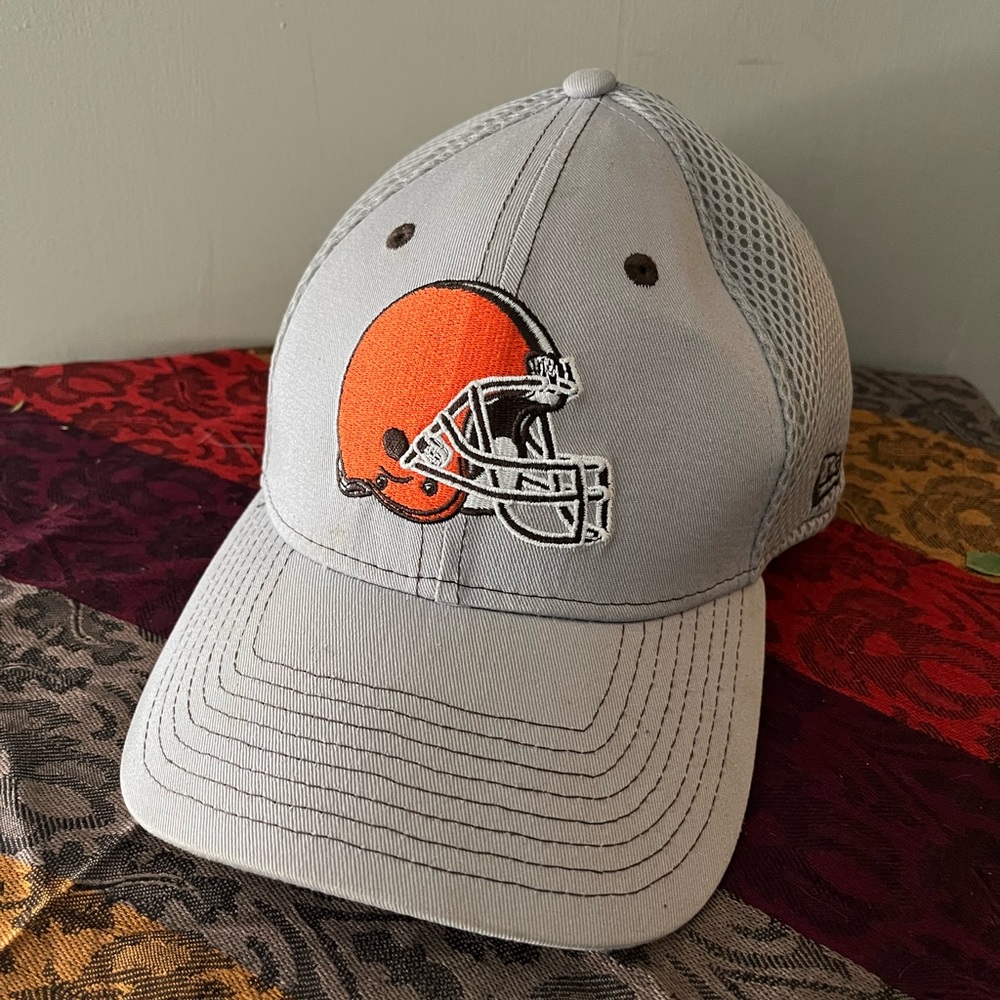 New Era Gray and Orange Cap